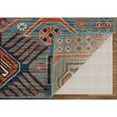 thumbnail image 3 of Feizy Nolan Transitional Southwestern, Blue/Red/Tan, 2'10" x 7'10" Runner Easy Care Stain Resistant Fade Resistant Southwestern Diamond Floor Rug for Living room Bedroom, 3 of 8