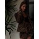 thumbnail image 4 of Conjuntos elegantes de minifalda de leopardo y animales para mujer, chaqueta elegante con solapa, Falda corta de línea A, traje de 2 piezas, trajes de oficina para mujer, 4 of 5