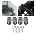 thumbnail image 4 of RC Body Shell Mount Column Hole Locator, High Strength 4Pcs  Durable RC Body Shell Hole Column Locator Universal  for PC Car Shell Black,Red, 4 of 7