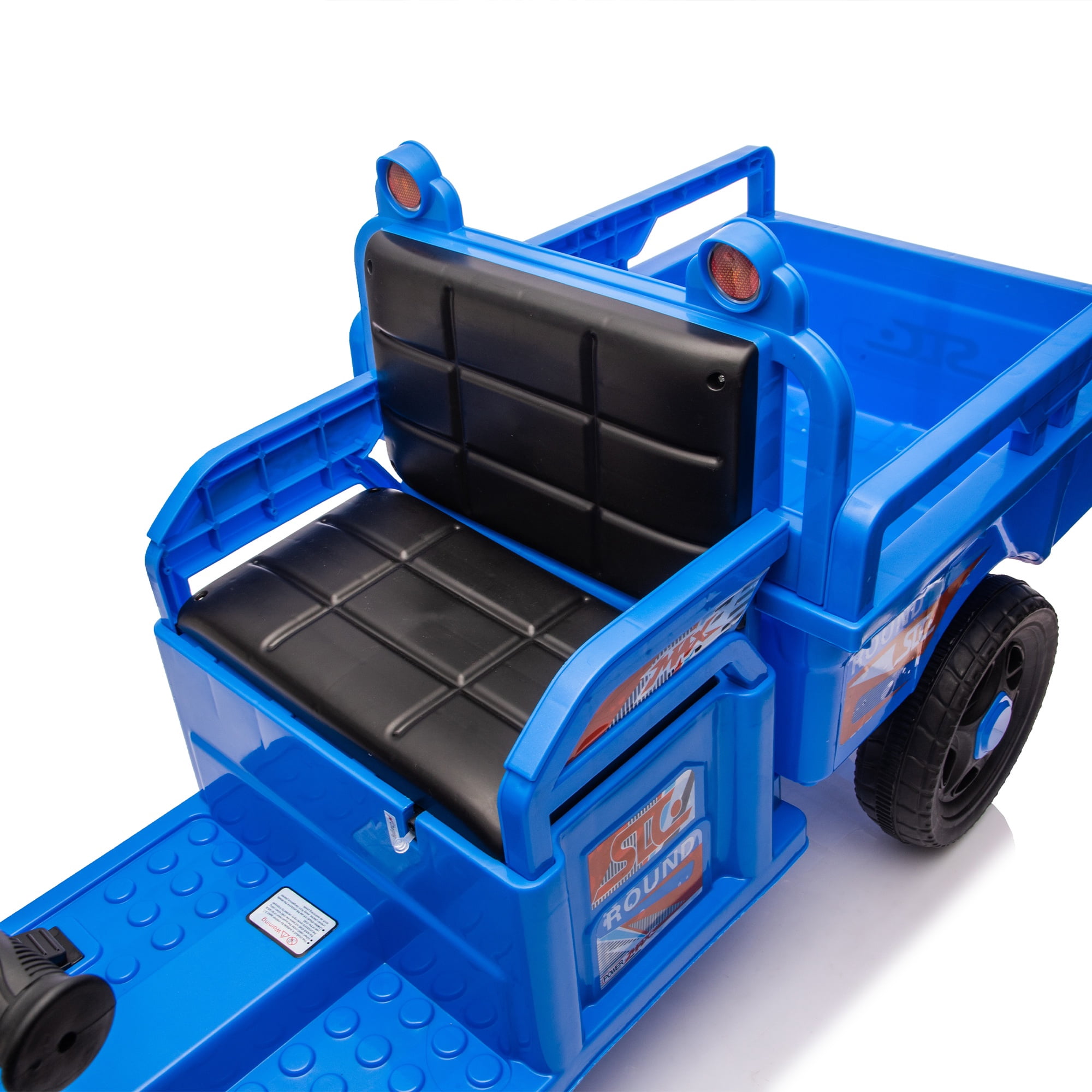iRerts 12V Ride on Toys, Electric 3 Wheel Ride on Cargo Trucks with LED Lights, Music, Large Storage Space, Powered Ride on Cars Electric Trike for Kids Toddlers Ages 3-6, Blue