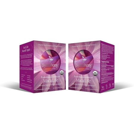 Femmenessence MacaLife – Clinically Proven for Perimenopause, Women’s Natural Hormone Balance Supplements, Relief of Hot Flashes, Night Sweats, Mood Swings, Dryness, 240 Maca Capsules, 120-Day Supply