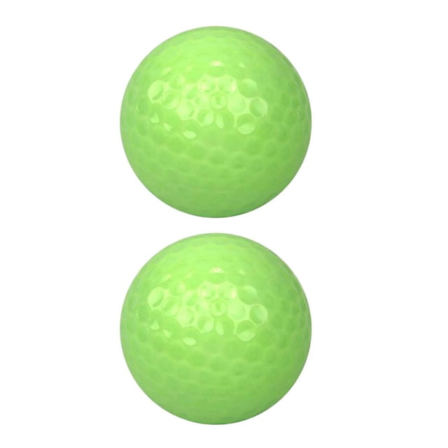2 Uds Pelotas Luminosas de Golf Zulema Bola luminosa de golf para Entrenamiento de Práctica Deportiva de Noche Oscura