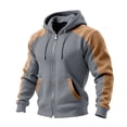 thumbnail image 2 of Ceisia Men's Regular-Fit Hooded Full-Zip Color-Blocked Quilted Hoodie Multi-Style Gift, 2 of 6