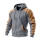 thumbnail image 2 of Ceisia Men's Regular-Fit Hooded Full-Zip Color-Blocked Quilted Hoodie Multi-Style Gift, 2 of 6