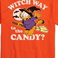 thumbnail image 3 of Garfield - Halloween Witch Way To The Candy - Men's Short Sleeve Graphic T-Shirt, 3 of 5