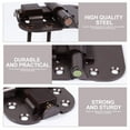 thumbnail image 3 of OUNONA 2Pcs Replacement Hinges Silver Thickened Steel Folding Hinges for Damaged Hinges, 3 of 4