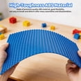 thumbnail image 4 of 6 Pack Multi-Color Building Baseplates 10" x 10" Combo Set - 2 Green, 2 Blue, 2 Light Gray, 32x32 Stud Anti-Warping Foundation Compatible with All Major Brands for Forest, Ocean and City, 4 of 6
