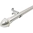 thumbnail image 3 of Spring Window Fashions 7/16-Inch Round Cafe Curtain Rod (18 to 28-Inch Width Nickel), 3 of 4