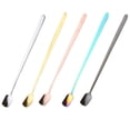 thumbnail image 2 of Long Handle Iced Tea Coffee Ice Cream Spoon Stainless Milk Cold Drink Stirring Spoons Colorful, 2 of 10
