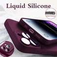 thumbnail image 4 of Nueva funda de teléfono para IPhone 15 14 13 11 12 Pro Max Mini X XS Max 15 Plus silicona Color sólido protección contra caídas y colisiones, 4 of 5
