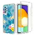 thumbnail image 6 of For Samsung A32 Case 5G, Mantto 360-Degree Wrap [Full-Body Protection] Patterned Bumper [Screen Protector Film] TPU Rubber Silicone Shock Proof edges Phone Cover For Samsung Galaxy A32 5G, Palm, 6 of 8