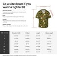 thumbnail image 7 of Vsdgher Gnomes Playing in the Garden Print Men's Wrinkle Free Untucked Cuban Shirt Business Casual Button Down Shirts Short Sleeve Shirt, 7 of 7
