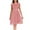 Pink, variant on Pisexur Cocktail Dresses for Women Fashion Front Slit Ruffle Hem Wedding Guest Dress Soild Color Flowy Flutter Sleeve Lace Prom Dress Classy Formal Wedding Guest Dress Midi Dress S-2XL Black