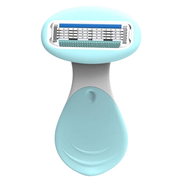 Maquinilla de Afeitar Manual para Mujer, Maquinilla de Afeitar Antideslizante con Giratorio, Afeitadora para Mujer, Pequeña Depilación, Accesori , Verde Sunnimix Maquinilla de afeitar para mujer