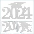 1 Set Graduation 2024 Cutout Tags Paper 2024 Cutouts Tags for Vase