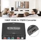thumbnail image 3 of Convertidor de video HDMI a 5RCA YPBPR Convertidor de componentes 1080P HD Adaptador de audio y video para TV PC JShteea Nuevo, 3 of 7