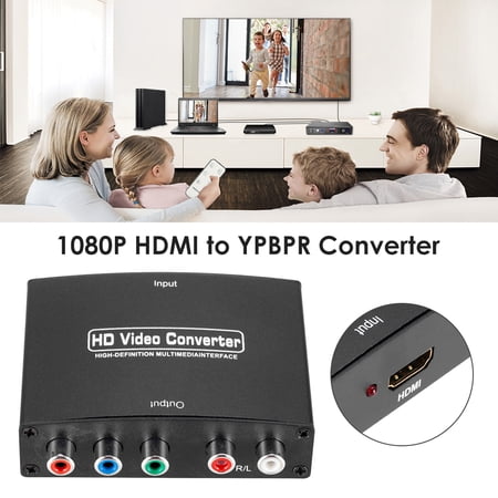 Jinveno HDMI to 5RCA YPBPR Component Converter 1080P HD Video Audio ...