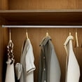 thumbnail image 4 of WHEANG Closet Rods For Hanging Clothes Stepless Adjustable Metal Closet Rod Clothes Hanging Rod For Closet Wardrobes Laundry RV, 4 of 7