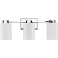 thumbnail image 6 of Estrada Collection Three-Light Polished Chrome Contemporary Bath & Vanity Light, 6 of 13