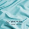 thumbnail image 4 of Bare Home Premium 1800 Ultra-Soft Double Brushed Microfiber Pillowcase Bulk Pack, Standard, 4 Pack, Aqua, 4 of 5