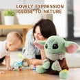 thumbnail image 1 of Un regalo lindo Juguetes de peluche de Baby Yoda, peluche de Baby Yoda de 35 cm, lindo muñeco Yoda para niños, animales de peluche, juguetes de viaje para niños, 1 of 8