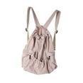 thumbnail image 4 of Bolsa de gimnasia de moda portátil de mochila casual de mochila para adultos caminando para acampar Rosa, 4 of 8
