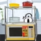 thumbnail image 5 of Yuarrent Estante de acero ajustable para horno microondas, estante desmontable, estantes de vajilla de cocina, estante de almacenamiento para baño y Cocina y Comedor Yuarrent HA018475-00, 5 of 6