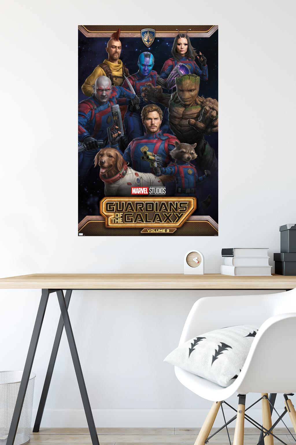 Marvel Guardians of the Galaxy Vol 3 - Group Wall Poster, 22.375" x 34"