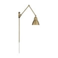 thumbnail image 4 of Nuvo Lighting Fulton Swing Arm Lamp Burnished Brass with Switch, 4 of 7