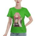 thumbnail image 1 of T-Shirt Basique à Manches Courtes pour Femmes Demon Slayer Lame Temple Ganlu Mili, 1 of 6
