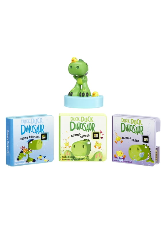 Little Tikes Story Dream Machine Duck, Duck, Dinosaur Story Collection, Storytime, Books, HarperCollins, Audio Play Character, Toy Gift for Toddlers, Kids, Girls, Boys Ages 3+