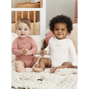 Bliss by Garanimals Baby Boys or Girls Cotton Days of the Week Bodysuits Set, 7-Piece, Sizes 0M-18M