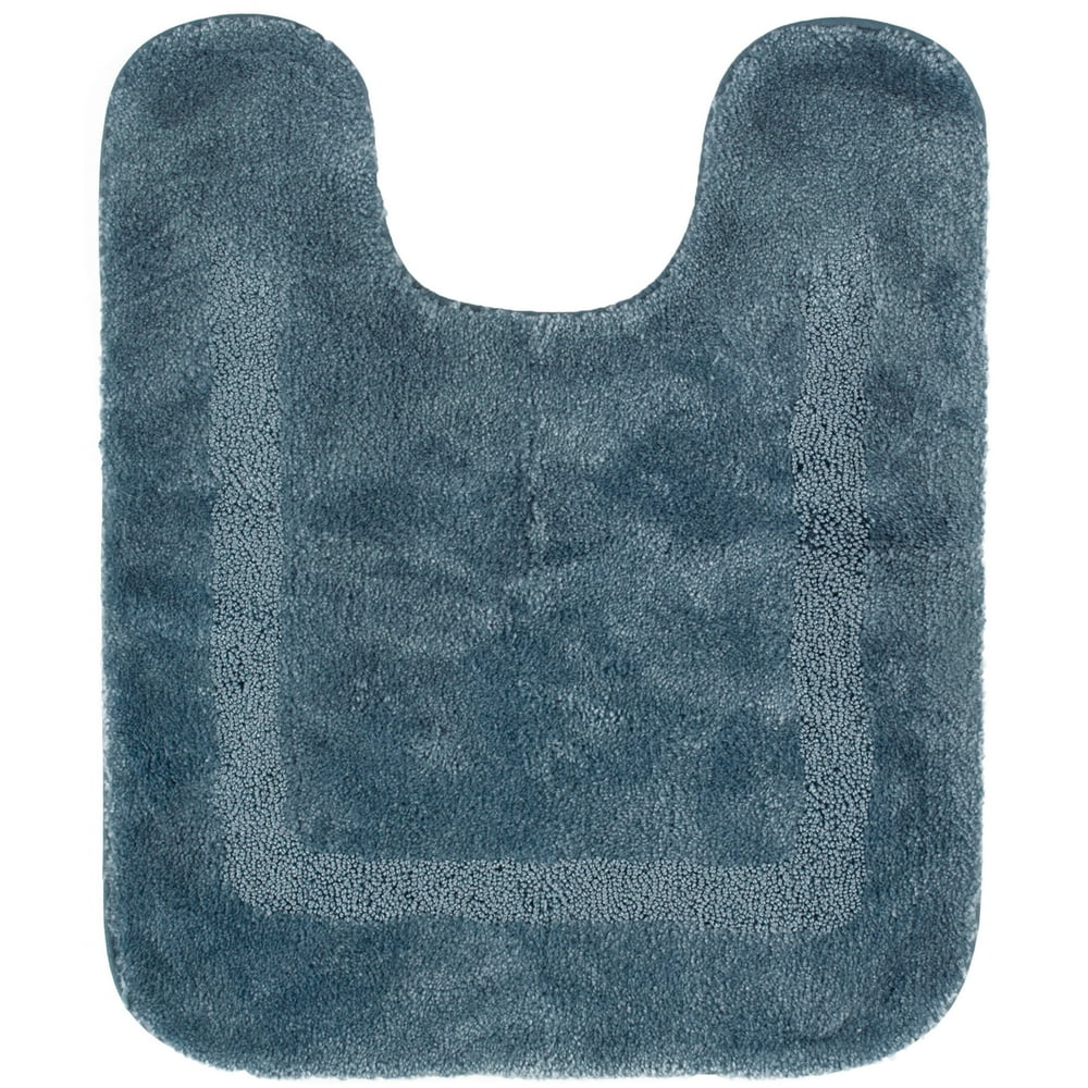 Mohawk Home Facet Bath Rug French Blue, 1'8"x2', Blue