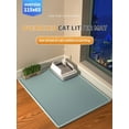thumbnail image 2 of cat litter mat large litter box anti-splash mat oversize double-layer filter anti-out leakage control sand mat pet cat supplies ShopWise Round, 2 of 10