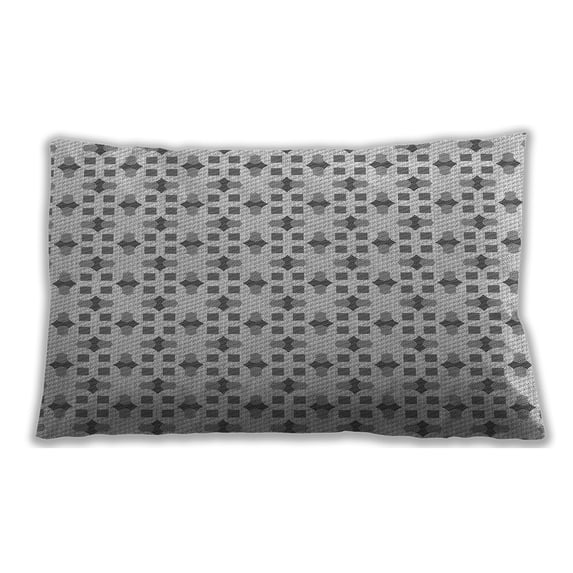 Ahgly Company Outdoor Rectangular Contemporary Lumbar Throw Pillow, 13 inch by 19 inch