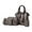 Gray, variant on Women's Handbag Set,4-Piece Fashion Tote Shoulder Bag with Wallet,Top Handle Satchel Purse Collection