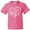 Neon Pink, variant on I Love My Aunt and Uncle in White Chalk Heart Youth T-Shirt