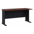 thumbnail image 3 of Pemberly Row Set of 2 60W Office Desk & Lateral File Cabinet in Hansen Cherry, 3 of 16