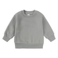 thumbnail image 4 of Zshosam Kids Fall Outfits Boys Toddler Baby Boy Fall Winter Clothes Sweatshirt Pullover Tops + Casual Pants Outfit Set,Grey 3-4 Years, 4 of 5