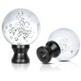 thumbnail image 1 of Lamp Finials Benaep Crystal Clear con base de cromo pulido, 2 unidades, 1 of 7