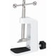 thumbnail image 2 of White Aluminum Desk Clamp, Designed to Securely Hold Microphone Stands and Accessories, 2 of 5