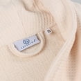thumbnail image 6 of Superior Waffle Weave Cotton Unisex Adult Bath Robe, Cream, Extra Large, 6 of 12