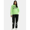 thumbnail image 2 of Nightmare Before Christmas Women's Glow In The Dark Graphic Fleece Jogger Pants, Sizes XXS-XXL, 2 of 5