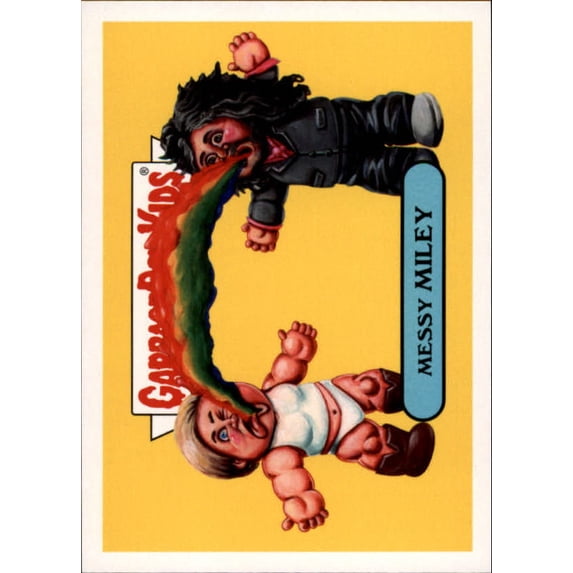 Ac Service Sticker 2017 Garbage Pail Kids Battle of the Bands Pop #11a Messy Miley Sticker ...