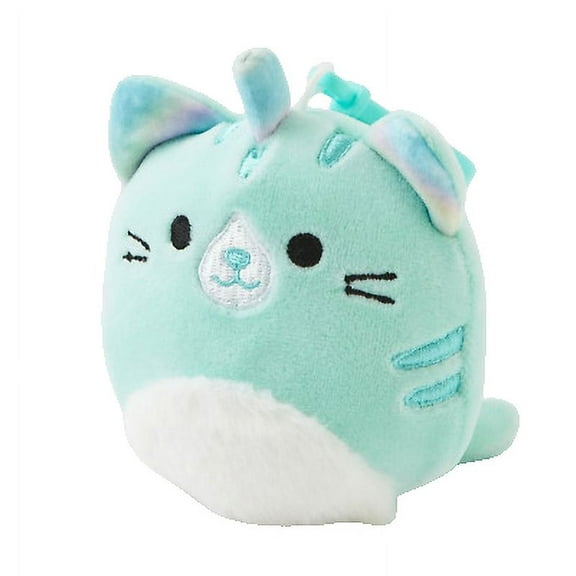 Official Kellytoy Squishmallows Iman the Caticorn 3.5" Clip on Stuffed Plush