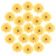 thumbnail image 1 of Uxcell 20-Pack Flores Artificiales a Granel, Flores de Seda Fake de Crisantemo de 4.33Inch/110mm para Decoraciones de Hogar DIY/Ramos de Boda [Amarillo], 1 of 6