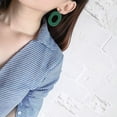 thumbnail image 2 of LAICAIW Grande Boucle d'Oreille Ovale Simple en Plastique, 2 of 6