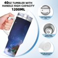 thumbnail image 3 of Sikiie Lantern On Snow With Christmas Insulated Stainless Water Bottle Lid Travel Mug Cup Insulated Tumblers Cup 40oz Ice Bully With Handle, 3 of 8
