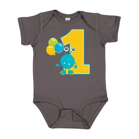 

Inktastic First Birthday Monster Gift Baby Boy or Baby Girl Bodysuit