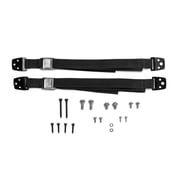Jessa Leona TV and Furniture Anti-Tip Straps, Heavy Duty Strap and All Metal Parts Includes Flat Screen TV and Furniture Mounting Hardware with No Plastic Parts (2 Pack, Black)